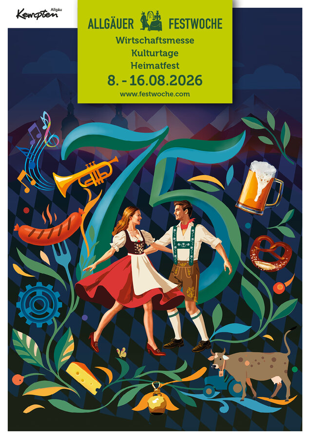 Kempten Festwoche 2026 — Plakat